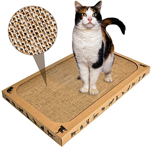 Anti-SLIP Scratching Pad ของเล่น Cat Sisal Scratcher