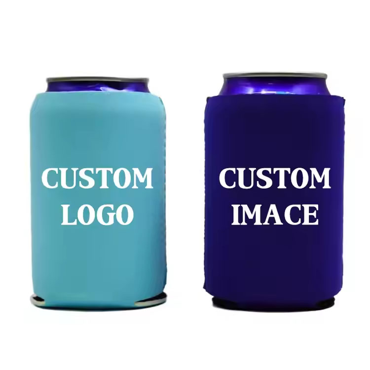 ขวดเบียร์เย็น coozies เครื่องดื่ม neoprene sublimation can can
