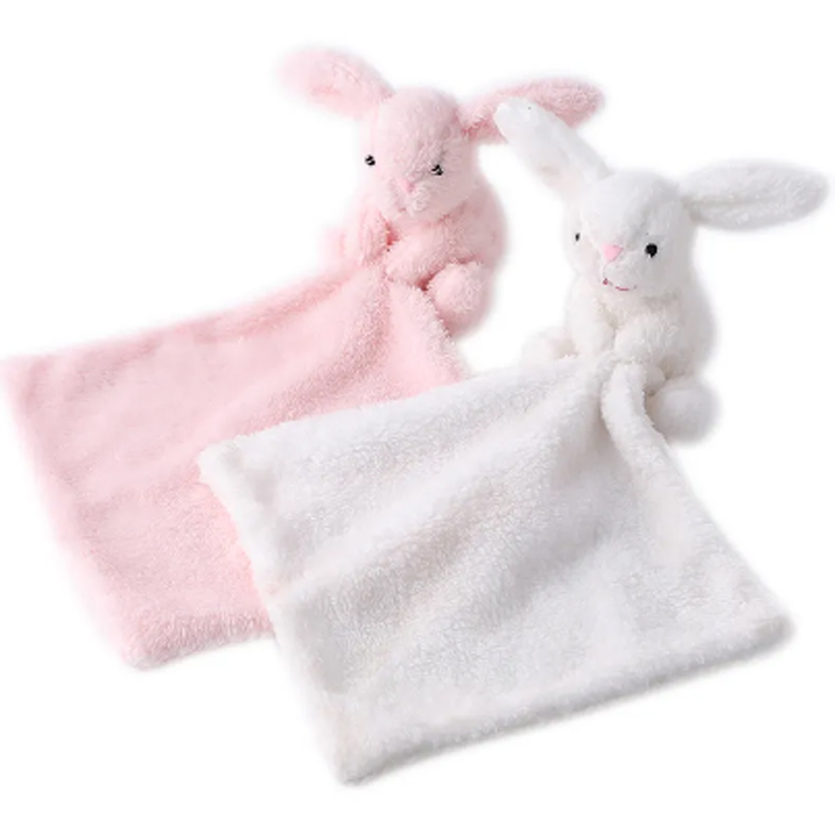 ตุ๊กตาตุ๊กตาตุ๊กตาน่ารักน่ารัก Baby Pacifier Bunny Soothing Soothing Towel