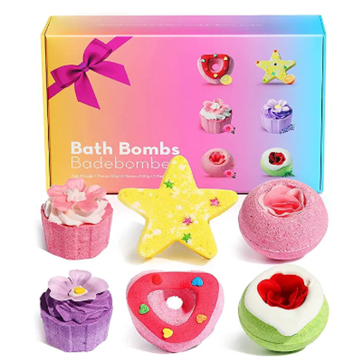 Family Hotel Bathroom Colorful Cupcake Bomb อาบน้ำฟองน่ารัก