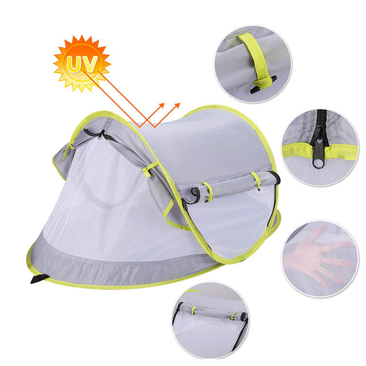 เต็นท์ป๊อปอัพโพลีเอสเตอร์กันน้ำชั้นเดียวน้ำหนักเบา