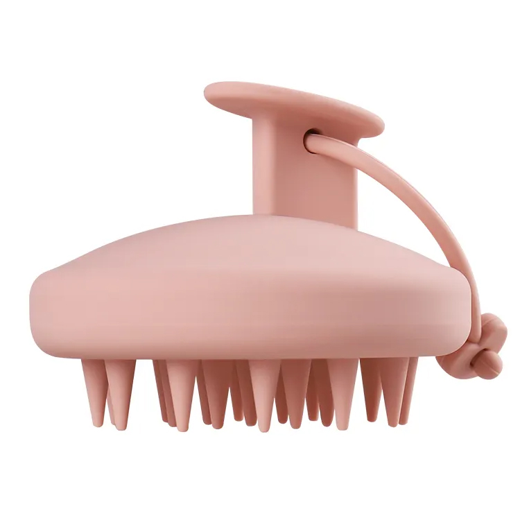 Muliti-type hair head silicone comb scamboo scalp brush