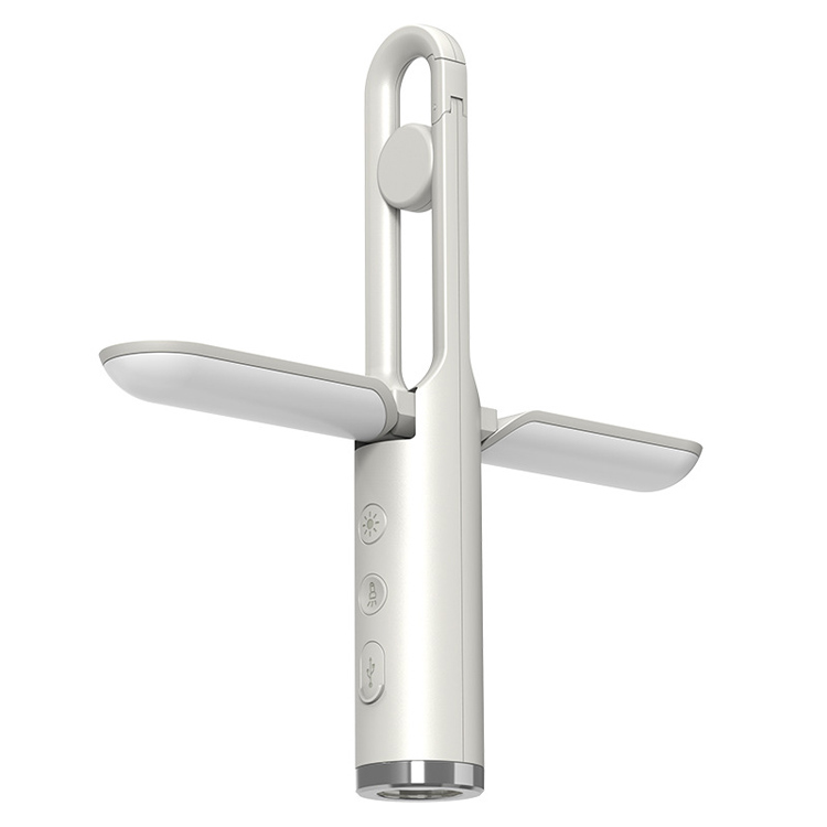 โคมไฟตั้งแคมป์กันน้ำมัลติฟังก์ชั่ USB ชาร์จใหม่ได้