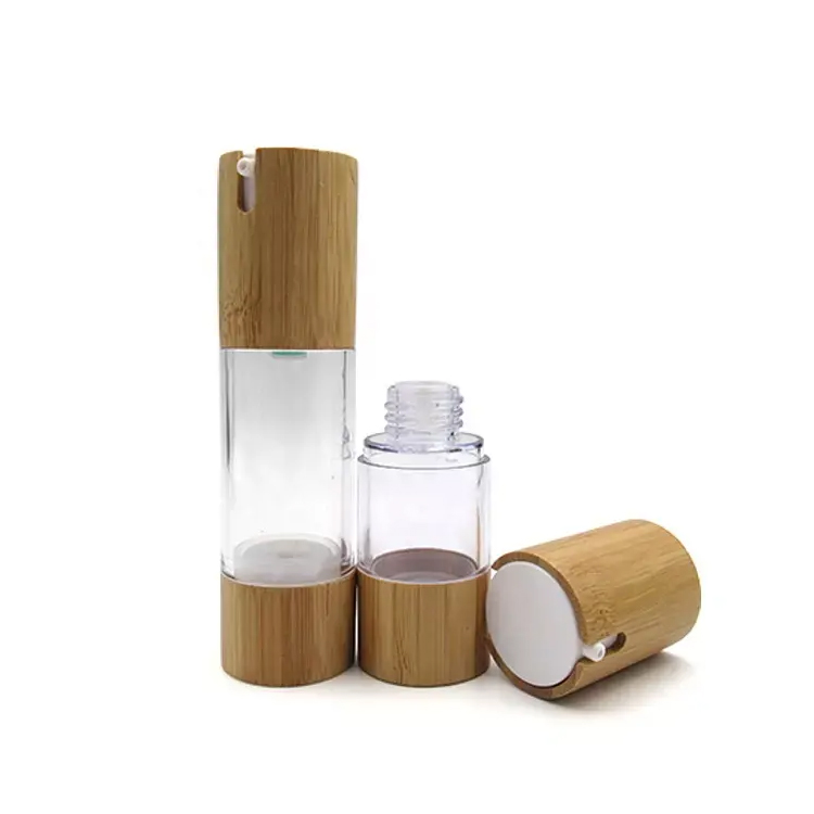 Nature Bamboo Plastic Dispenser Lotion Pump