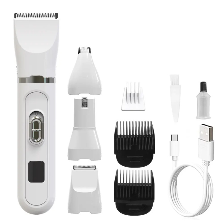 ใหม่ 4 in 1 ชุดกรูมมิ่งเสียงสัตว์เลี้ยงที่มีเสียงต่ำ