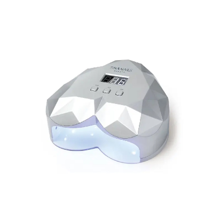 ใหม่ Smart White และ Silver Heart Light UV LED Nail Nail