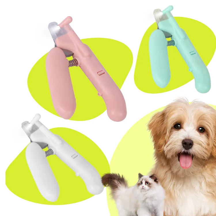 กรรไกรตัดเล็บสัตว์เลี้ยงพร้อมกรรไกรกรูมมิ่ง PET LED PET