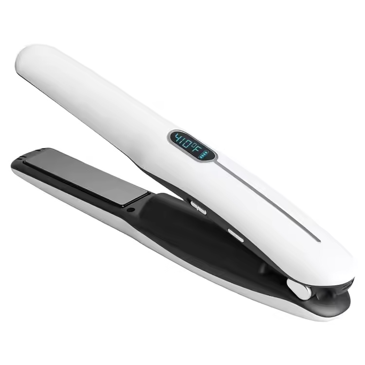 แบบพกพา 2-in-1 mini cordless rekener และเหล็กดัดผม