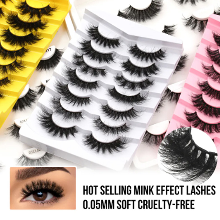 ฉลากส่วนตัว faux cils ขนขนตาเท็จ faux faux mink