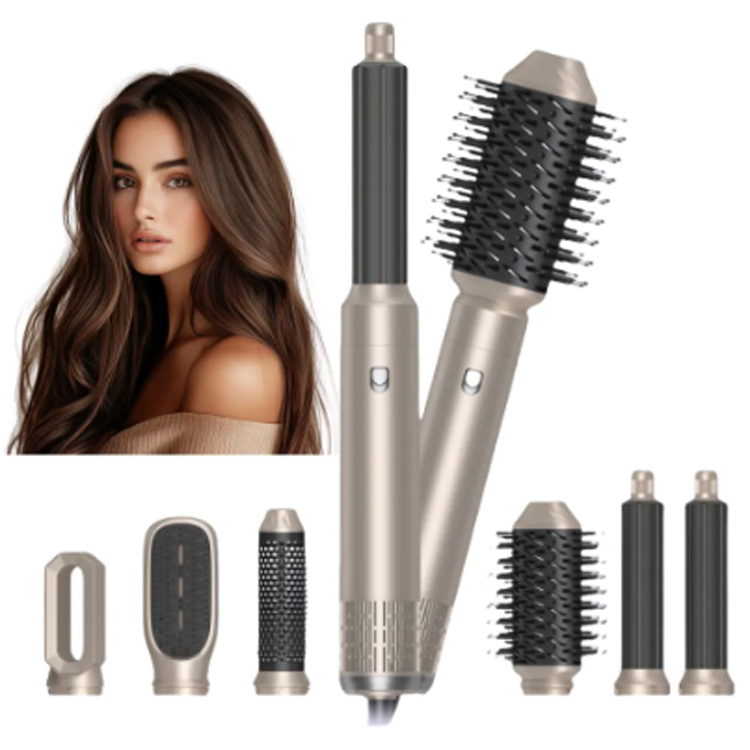 Professional 6 IN 1 multi styler และเครื่องเป่าผม Curler จัดแต่งทรงผมเครื่องมือ