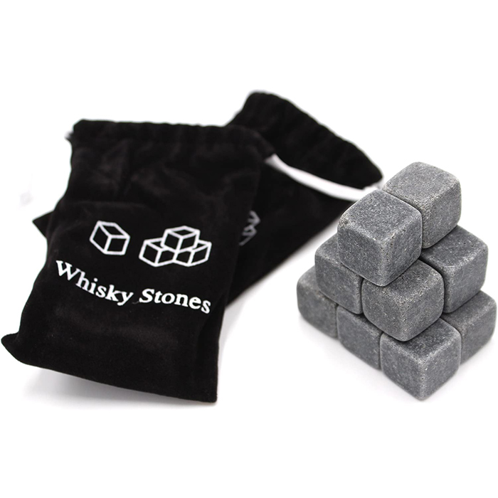 นำกลับมาใช้ใหม่ Chilling Ice Cube Granite Wine Whisky Stone