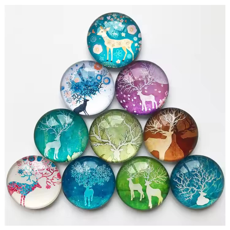 สติกเกอร์ยาง Fairy Deer Art ของขวัญส่งเสริมการขายแม่เหล็กตู้เย็น