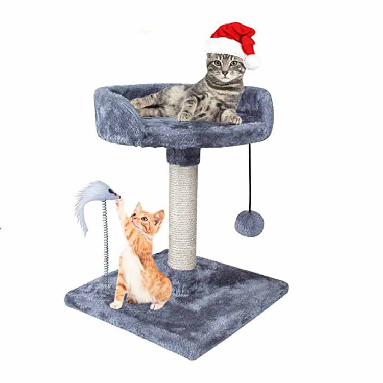 Sisal Climbing Scratcher Post Cat กิจกรรม Tree Tower